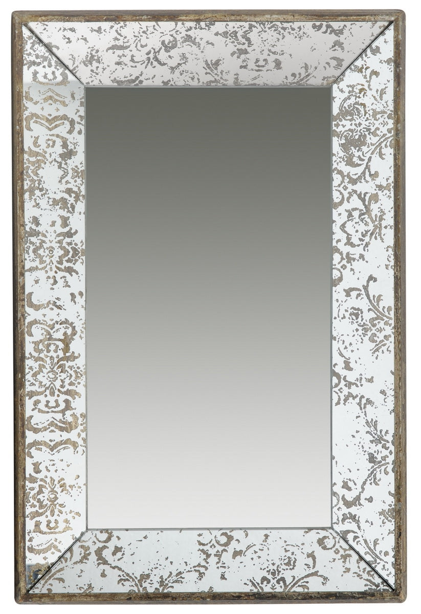 Sleek Silver Vista Mirror