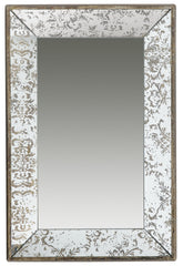 Sleek Silver Vista Mirror