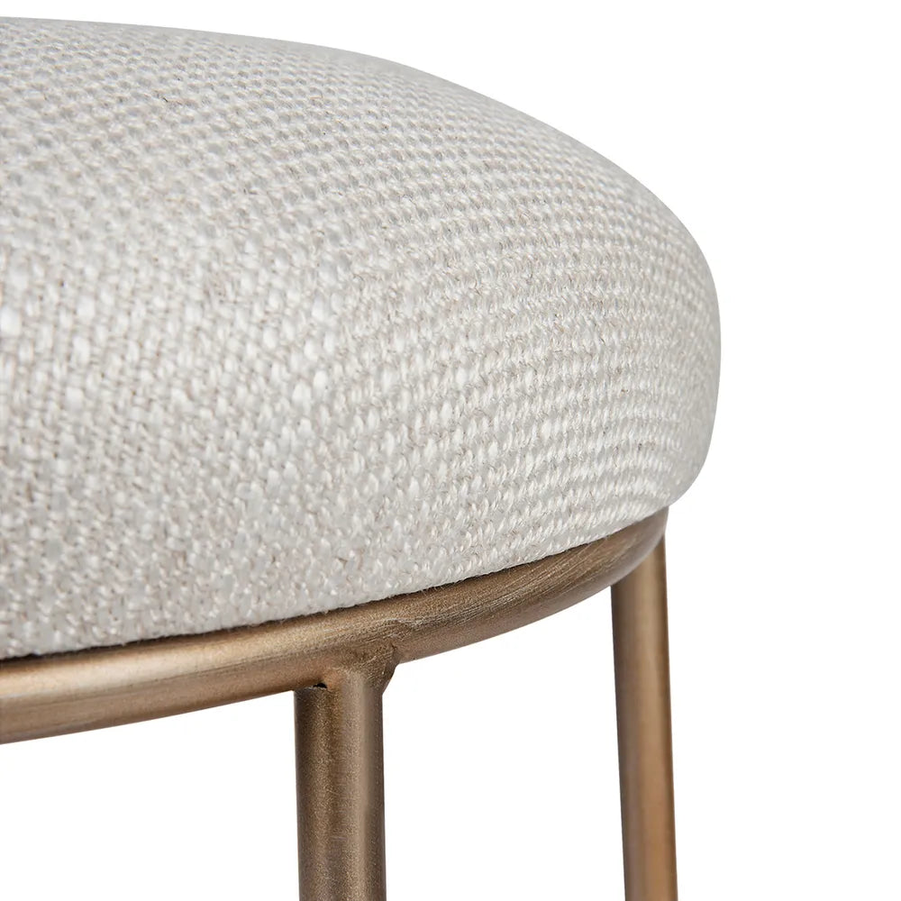 Aiden Gold Steel Kitchen Stool