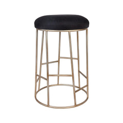 Aiden Gold Steel Kitchen Stool