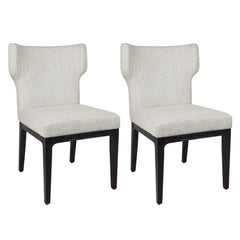 Ashton Black Dining Chair Set of 2  - Natural