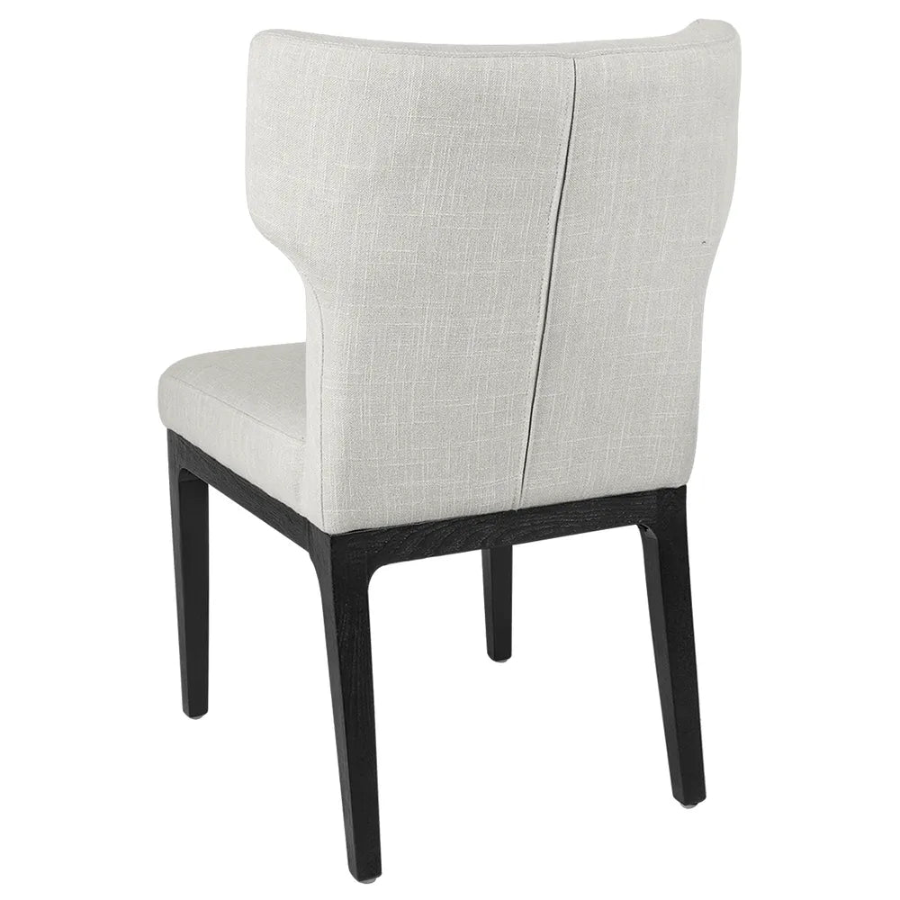 Ashton Black Dining Chair Set of 2  - Natural