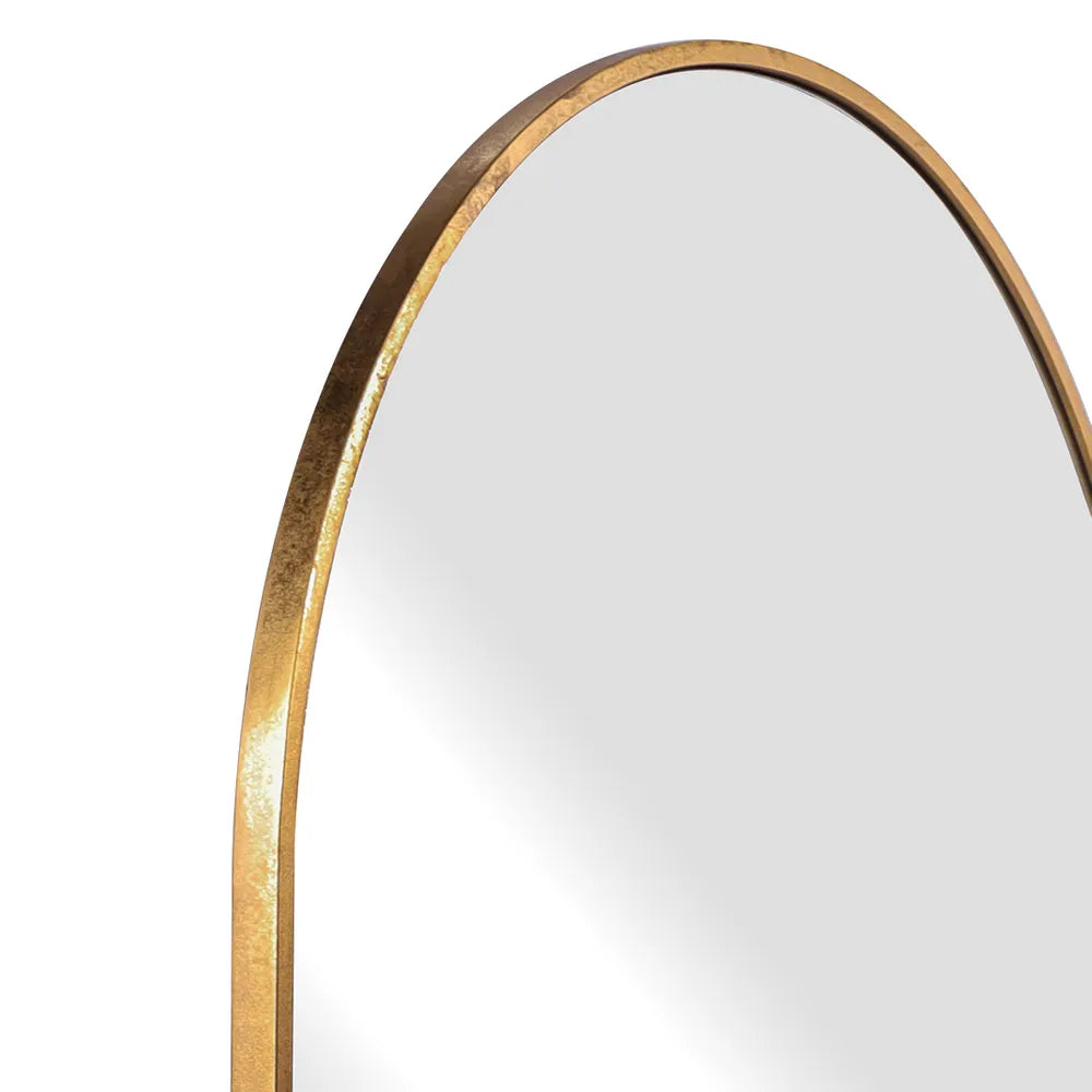 Archibald Floor Mirror - Gold Leaf