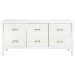 Soloman 6 Drawer Chest - White