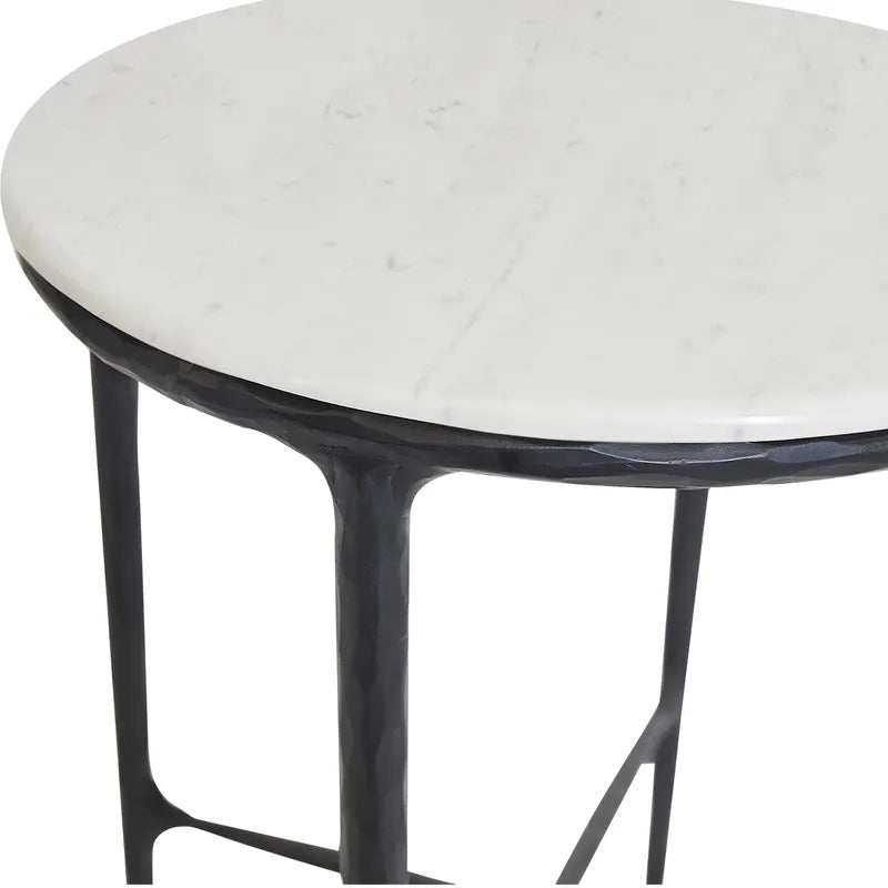 Heston Round Marble Side Table