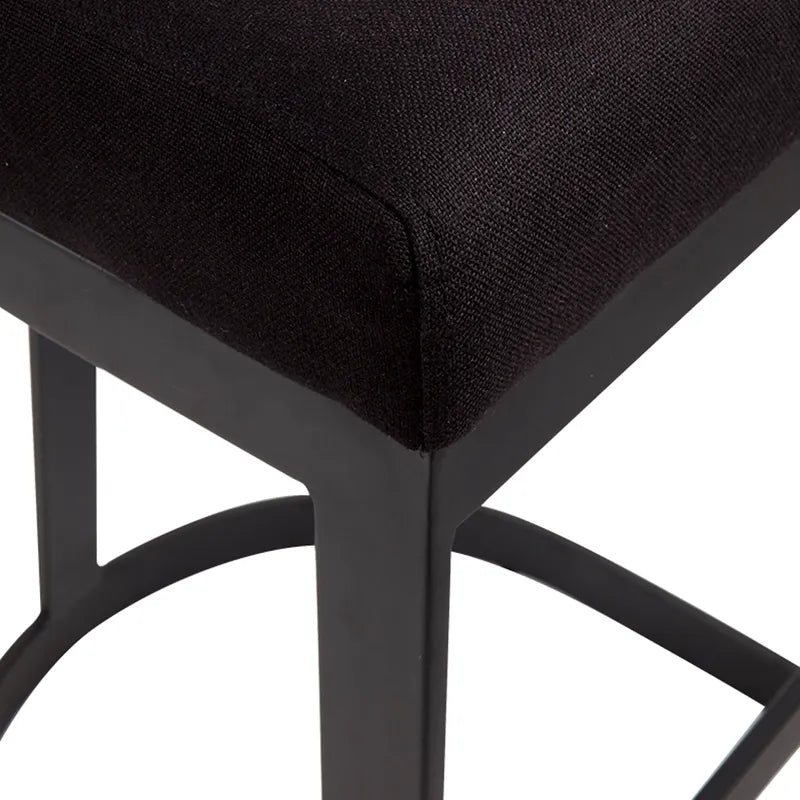 Brooke Black Kitchen Stool