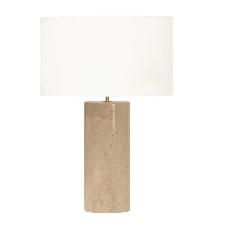 Pisano Travertine Table Lamp