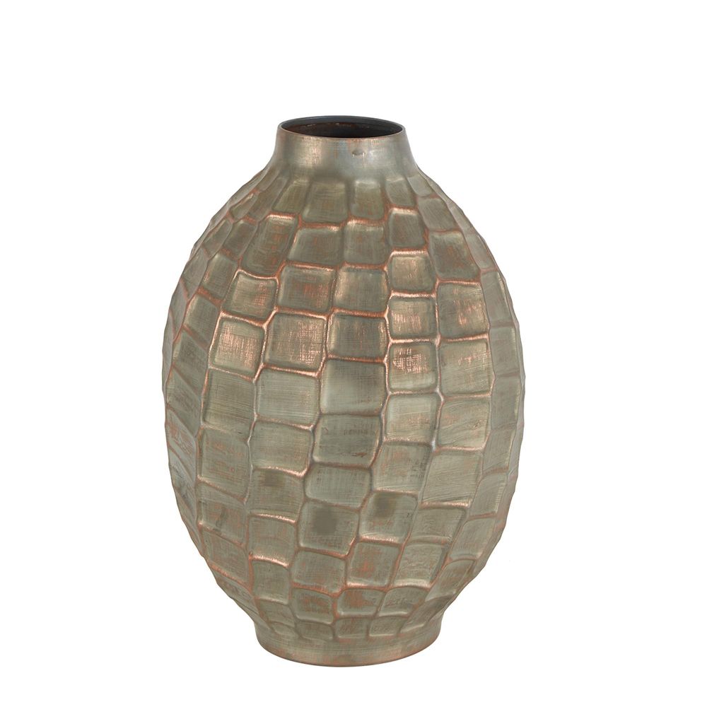 Inga Distressed Iron Vase