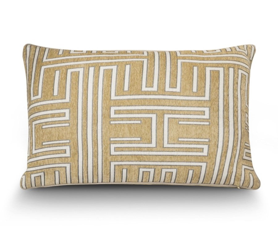 Golden Maze Cushion