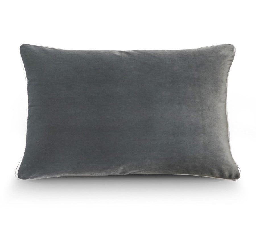 Charcoal Plush Cushion