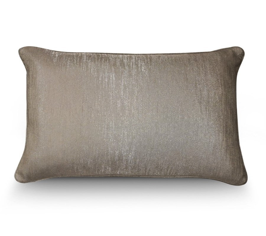 Satin Sheen Taupe Cushion