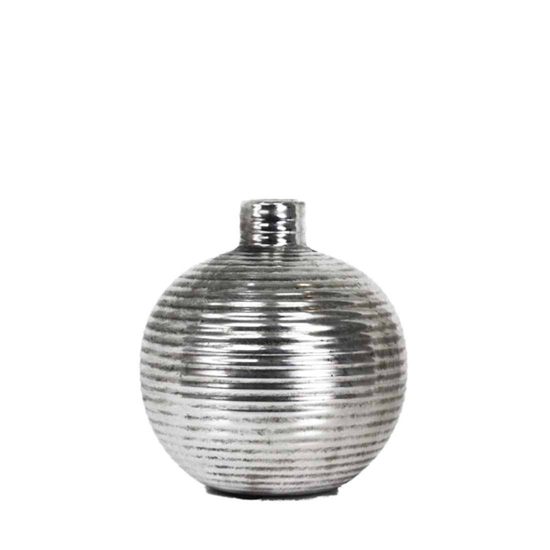 Silver Essence Metal Vase Collection